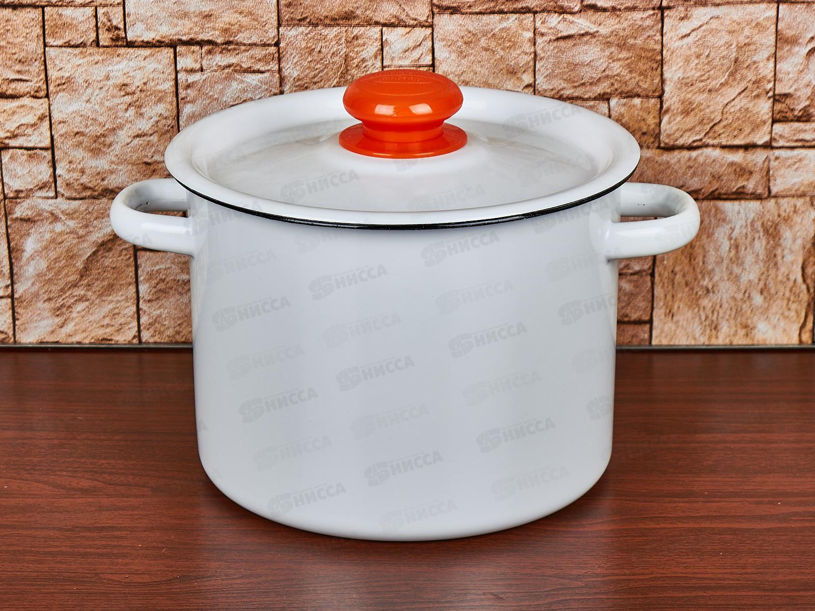 Кастрюля 3,5л цилиндрическая светлая с пластиковой кнопкой С41612.3 *4