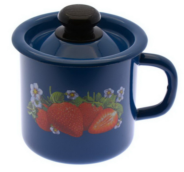 Кружка 1,0л с/к декор васильковая С0207.34 *8