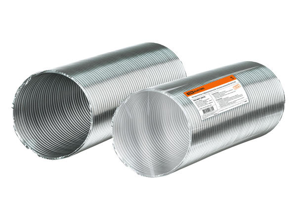 Воздуховод гофрированный алюминиевый D115 TDM, 0066 *25