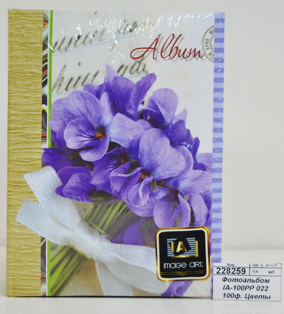 Фотоальбом IA-100PP 022 100ф. Цветы