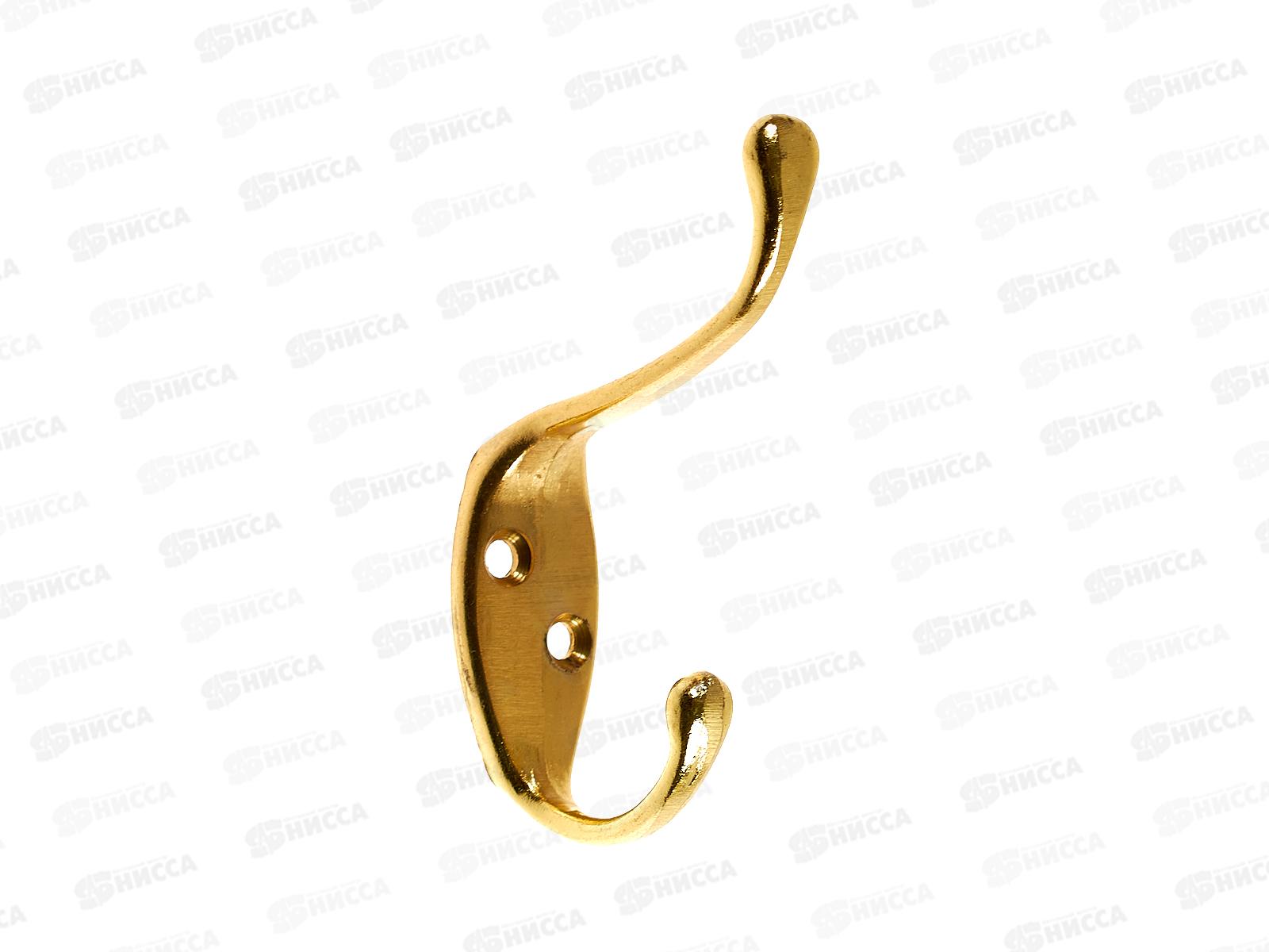 Крючок 1092S металлический золото (016515) *40   Ж