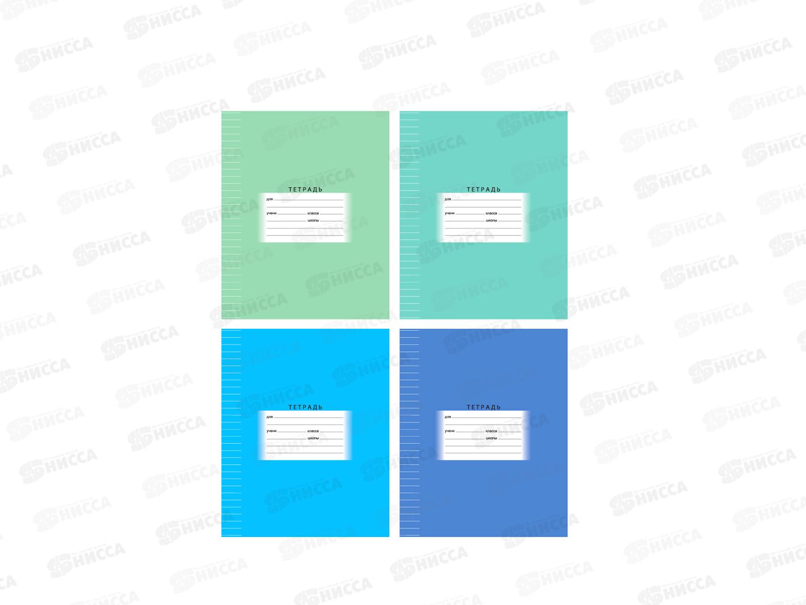 Тетрадь 12 листов линия BG Школьная, ассорти7328 *16/160