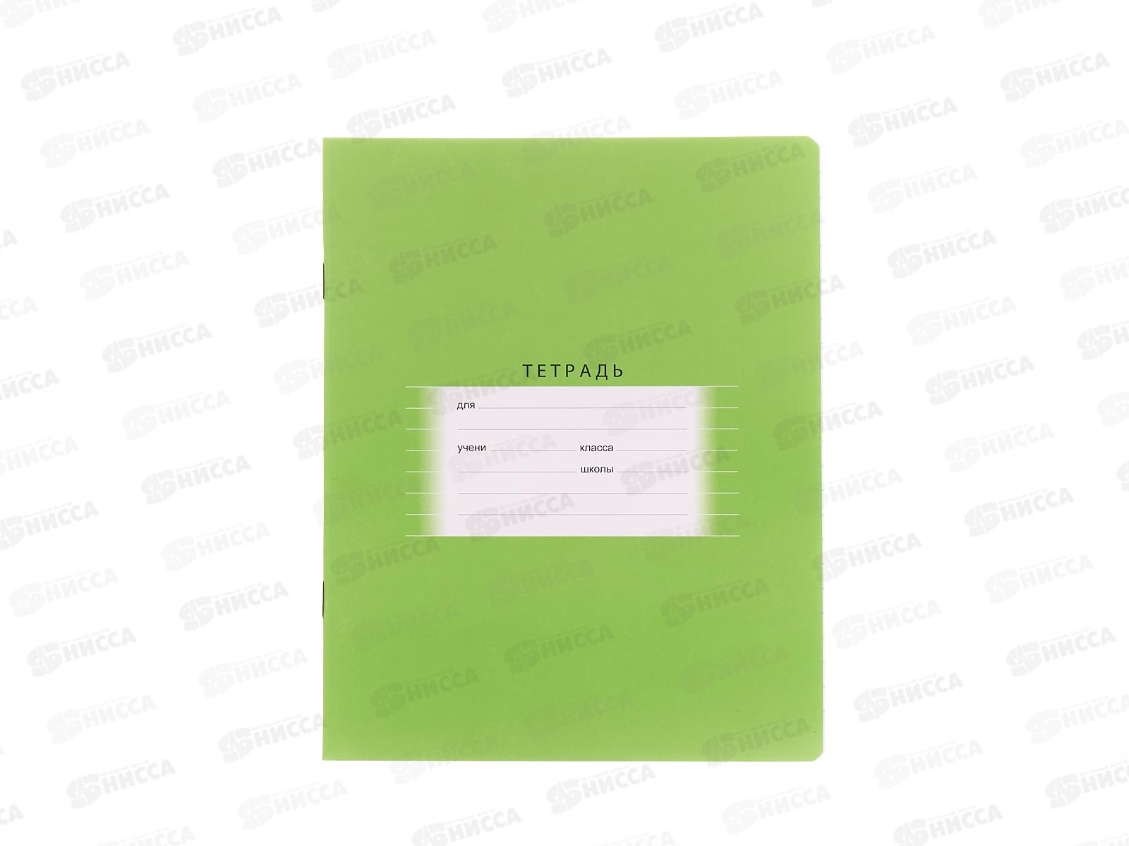 Тетрадь 18 листов линия BG Школьная, зеленая 7339  *12/144