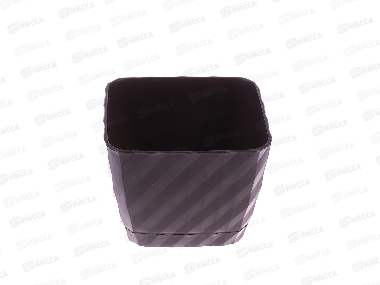 Кашпо Классика 1л шоколадный Ангарск *15 Г-9626