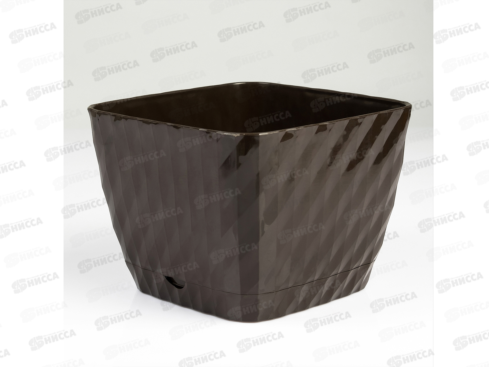Кашпо Классика 2л шоколадный Ангарск *10 Г-9631