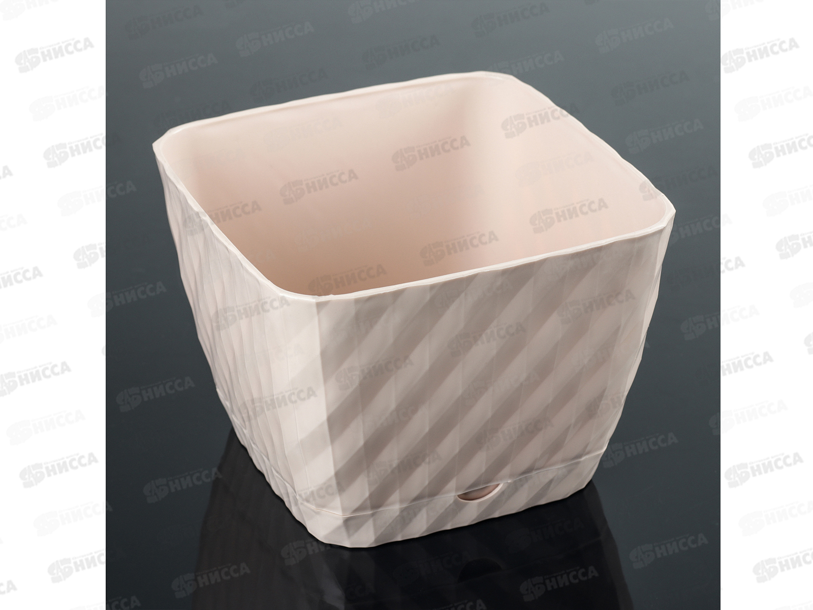 Кашпо Классика 2л бежевый Ангарск *10 Г-9628