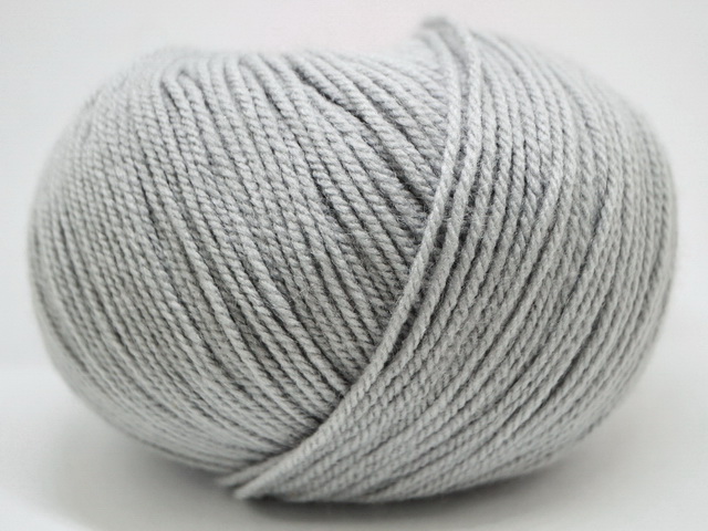 Пряжа Карамелька акрил 100% 50гр 175м серый светлый 168 *10