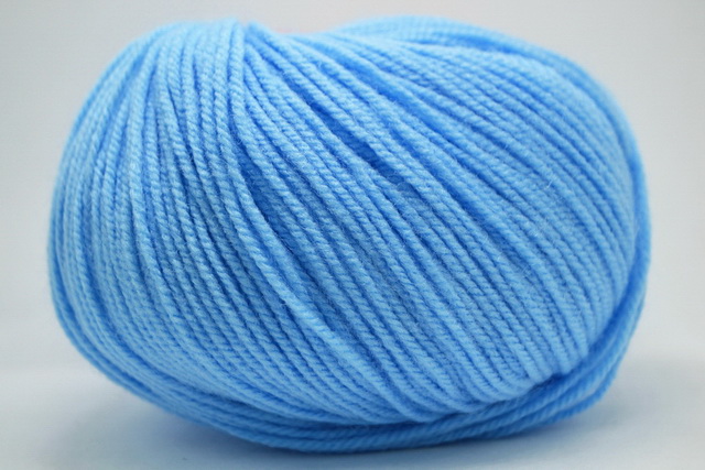 Пряжа Карамелька акрил 100% 50гр 175м голубой 015 *10