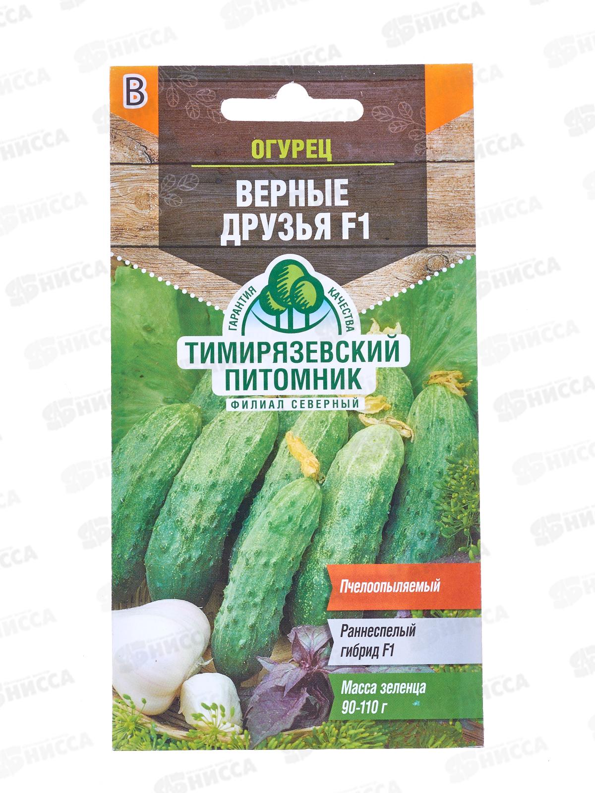 Огурец Верные друзья пчелоопыляемый F1(для засолки) 10 штук  *10 Т.П. +