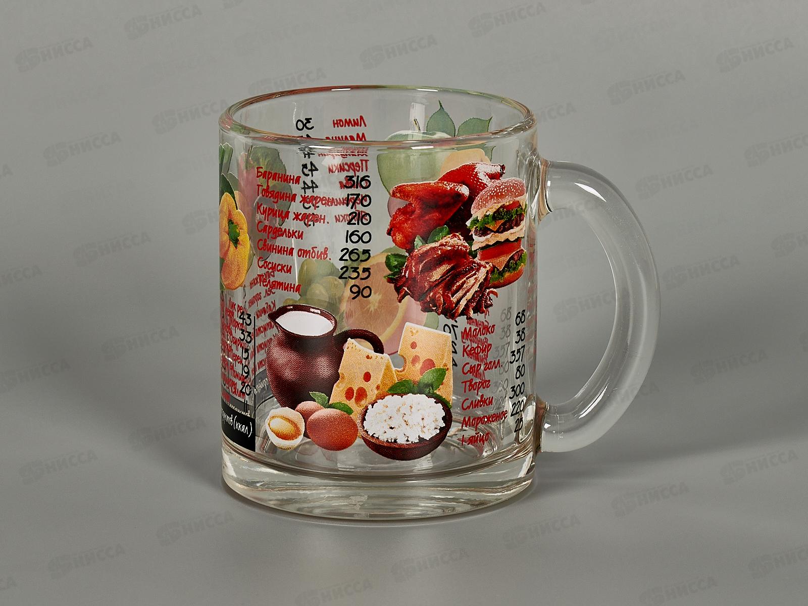 Кружка 300мл 208-Д Таблица калорий *12