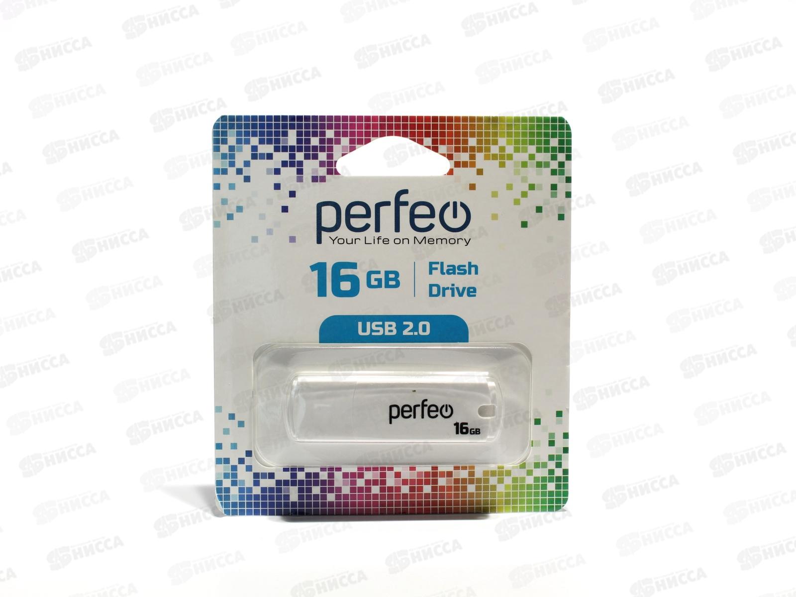 Флэш-карта Perfeo USB 16Gb C05 white