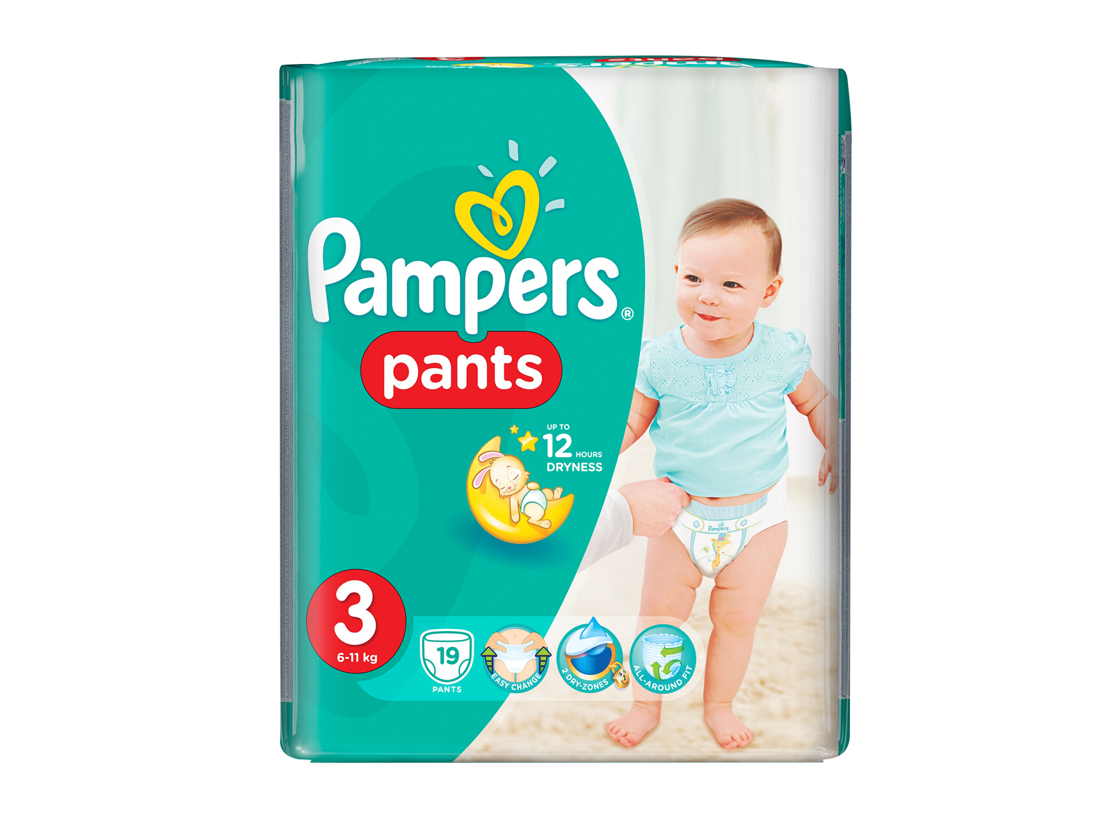 Памперсы трусики  Pants MIDI (6-11кг)  19шт *4