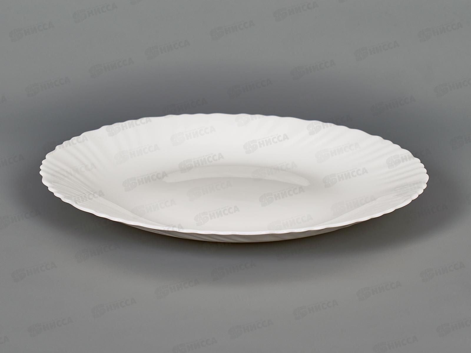 Тарелка 24см обеденная без деколи OLHP-95 *36