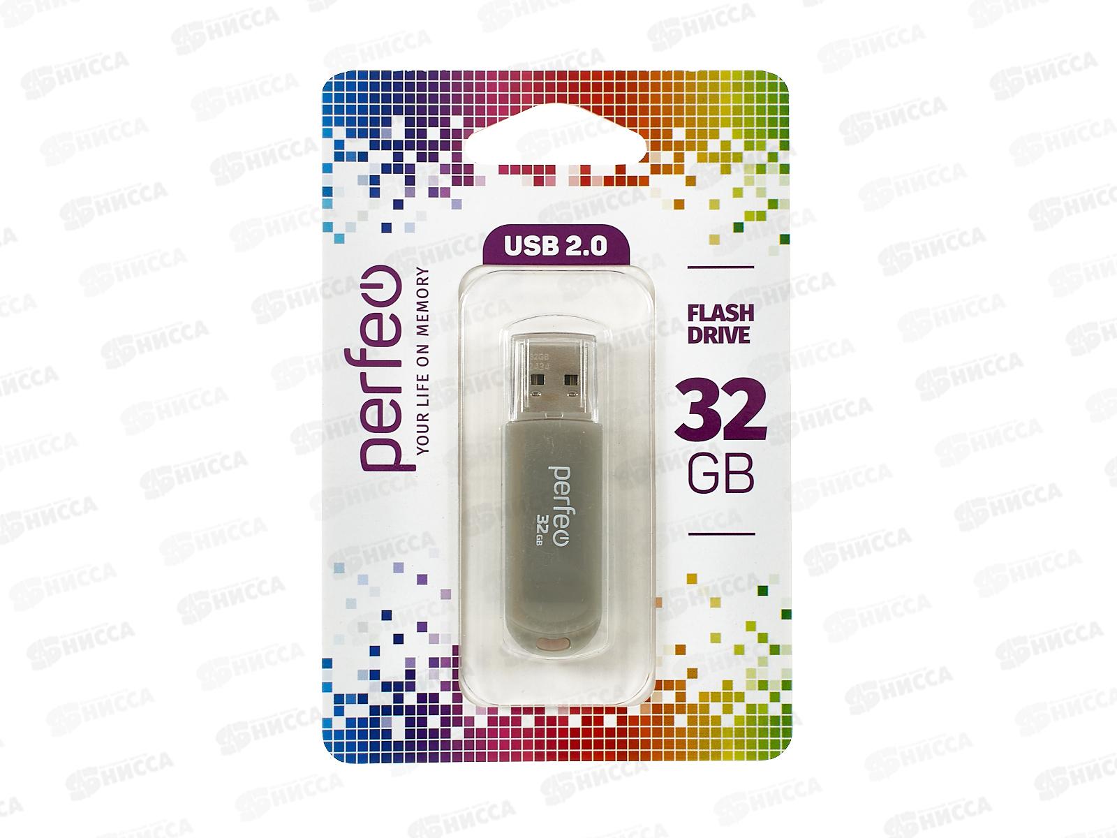 Флэш-карта Perfeo USB 32Gb C03 gray