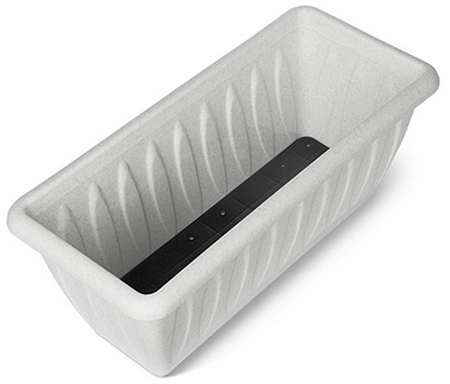 Ящик для растений Фелиция с дренажной решеткой мраморный  40см С186-05М *9