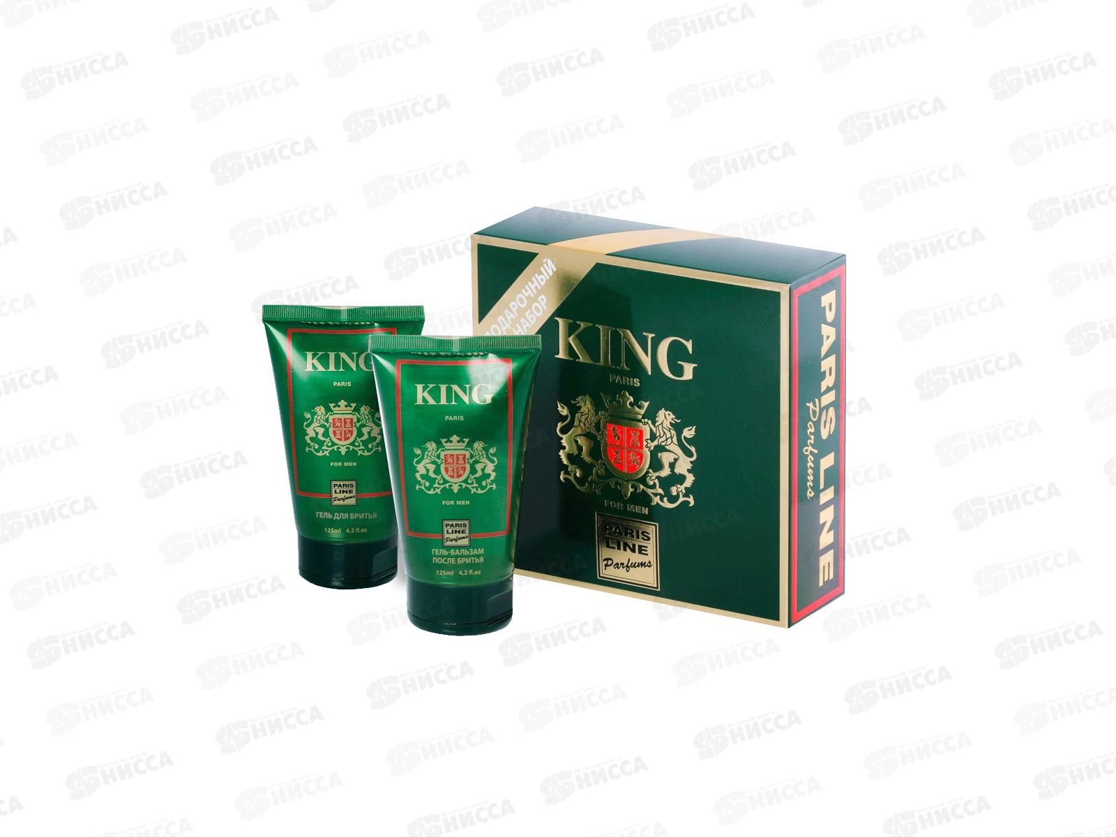 Набор PE King (гель для бритья 125мл+гель-бальзам. после бритья 125мл) мужской *24