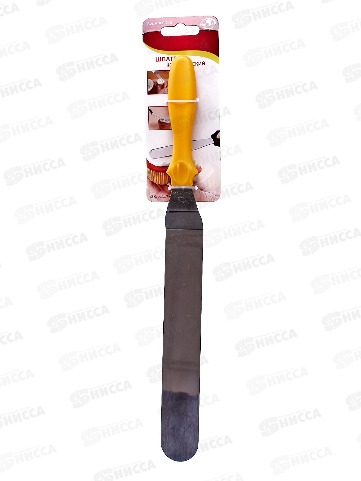 Шпатель кондитерский 37см 3 цвета  AN80-249