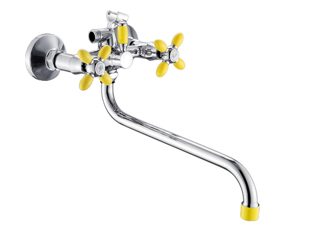 Смеситель для ванны ЭВЕРЕСТ В22-071В,1/2 желтый