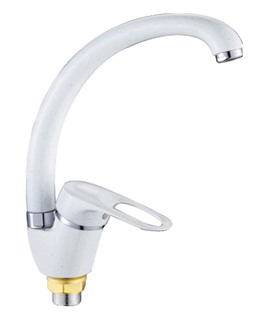 Смеситель для кухни РОТАТО Р5925-7X высокий нос гайка