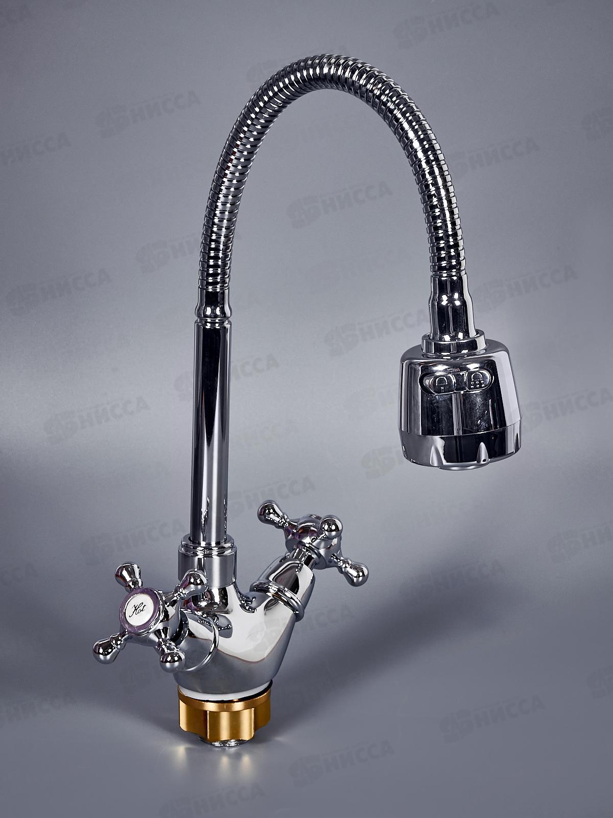 Смеситель для кухни РОТАТО Р5860  1/2 гибкий излив