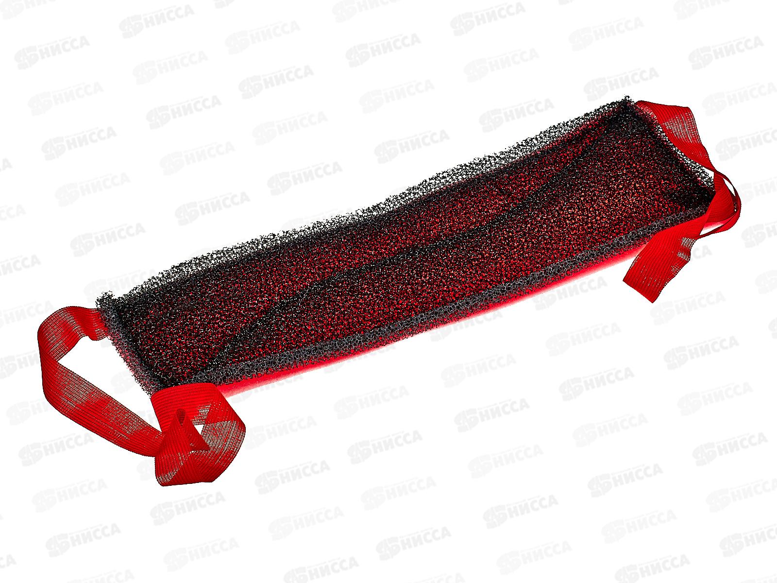 Мочалка жестко-мягкая банная Карамель *25