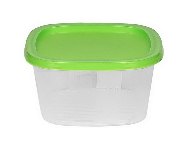 Контейнер СВЧ и заморозки 0,5л квадратный микс МП *24
