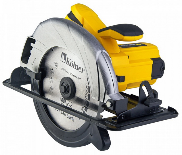 Пила дисковая 2000Вт, 4600оборот/минуту, 210*30мм, 74мм, Kolner KCS 210/2000 *2