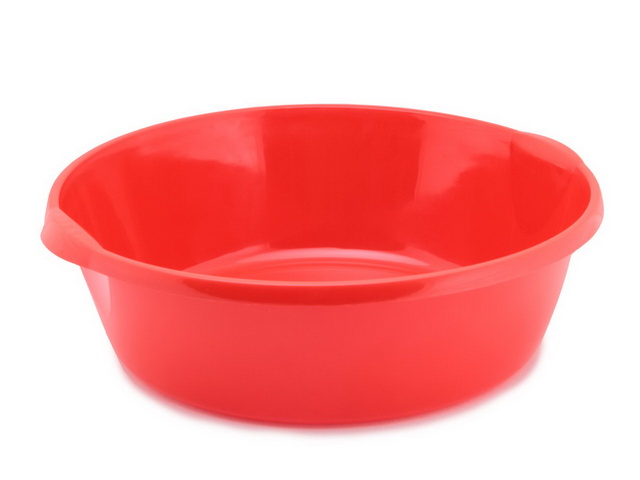 Таз  12л пластмассовый H145 с ручками красный  *30 ИНТ