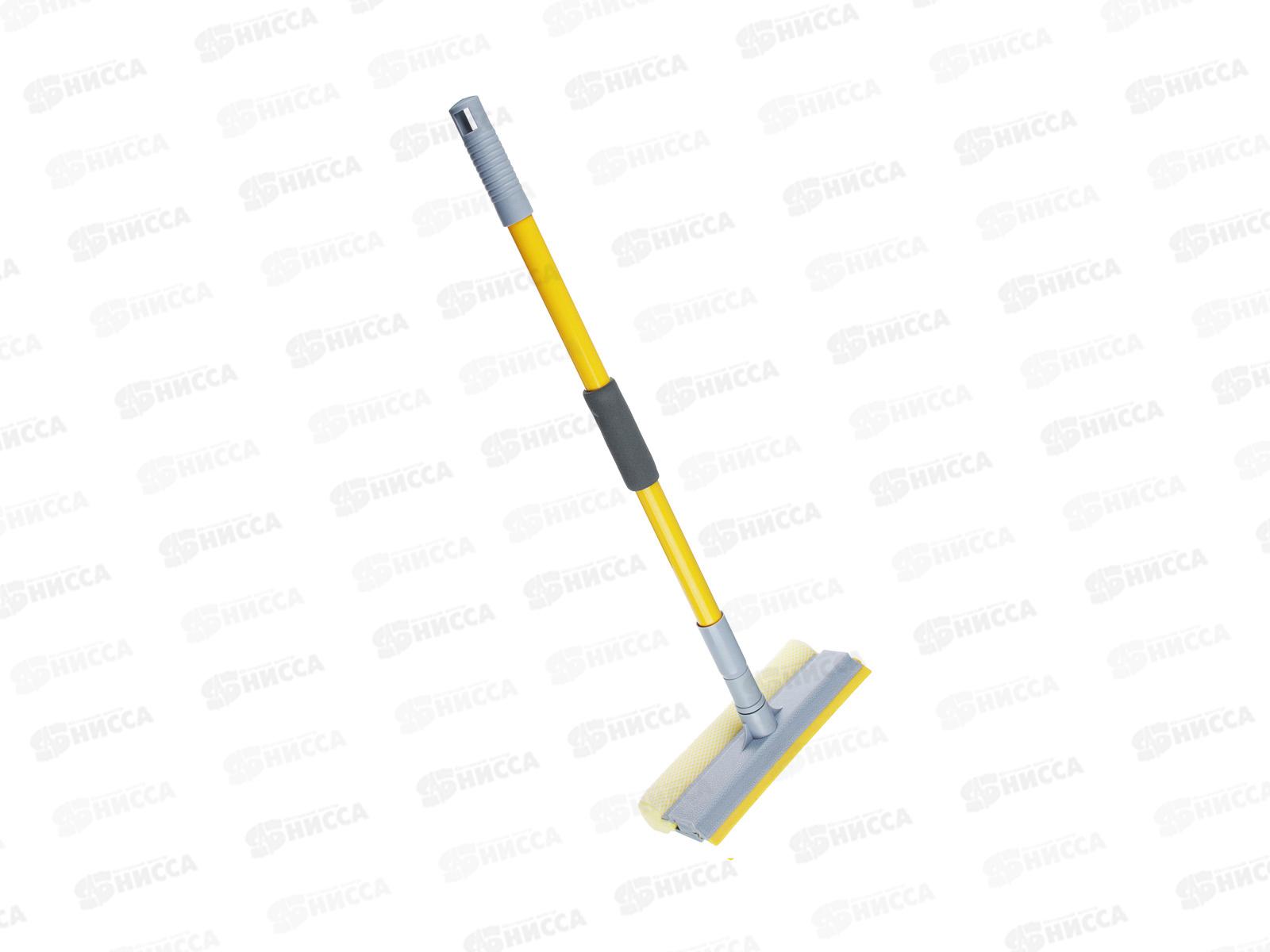 Окномойка с телескопической ручкой VETTA 96см, насадка 20см 444-332 г *50