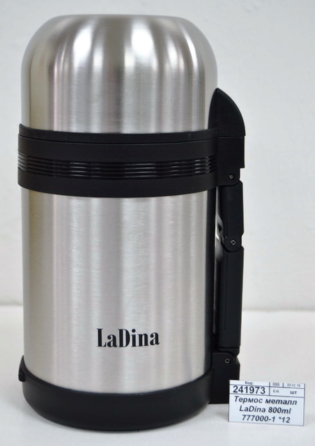 Термос металл LaDina 800ml 777000-1 *12