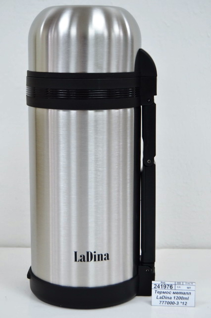 Термос металлический LaDina 1200ml 777000-3 *12