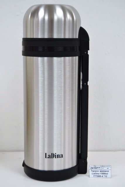 Термос металлический LaDina 1500ml 777000-4 *12