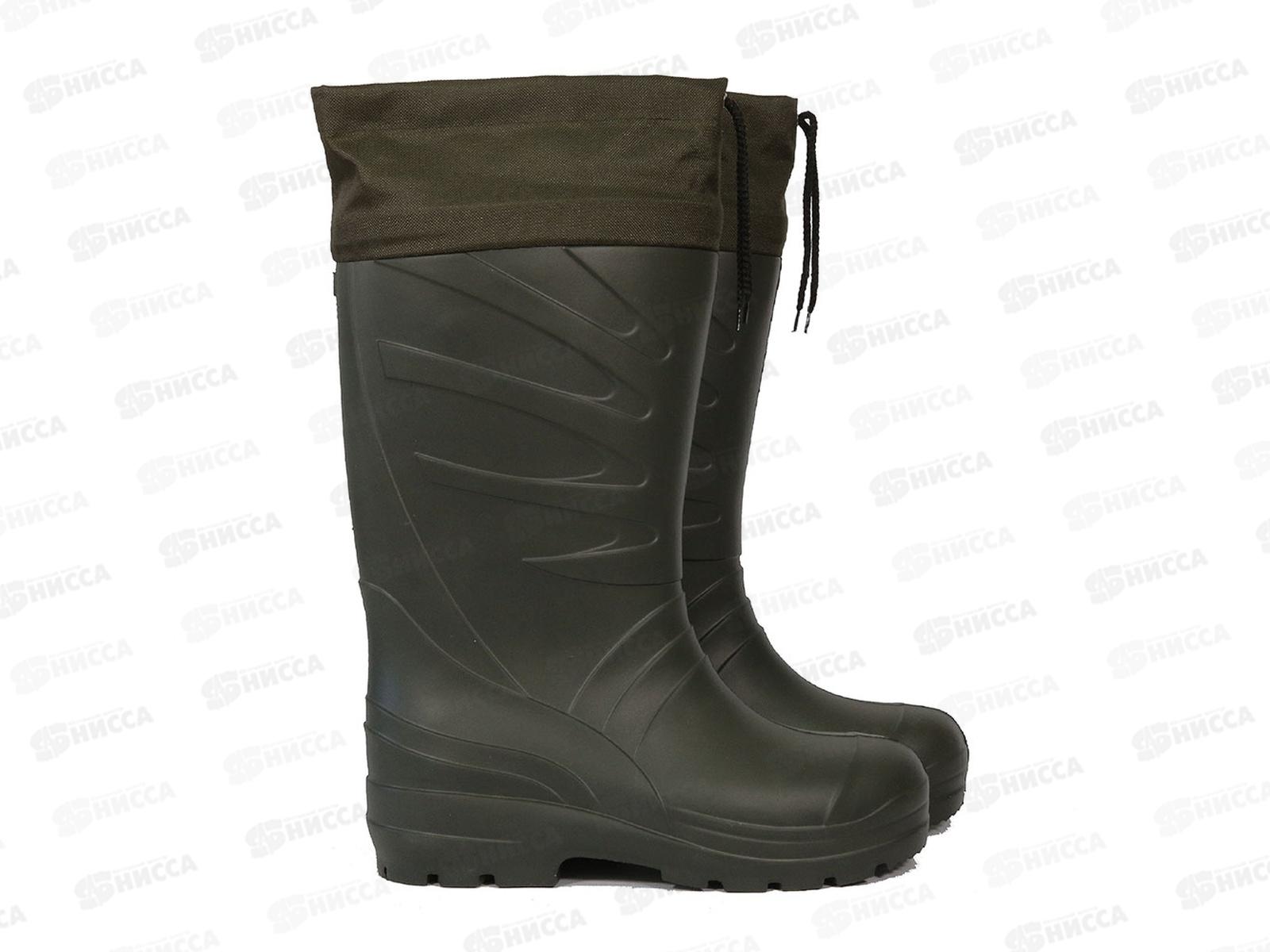 Сапоги мужские  Д32-Н из ЭВА с надставкой оливковые  р.41(262)