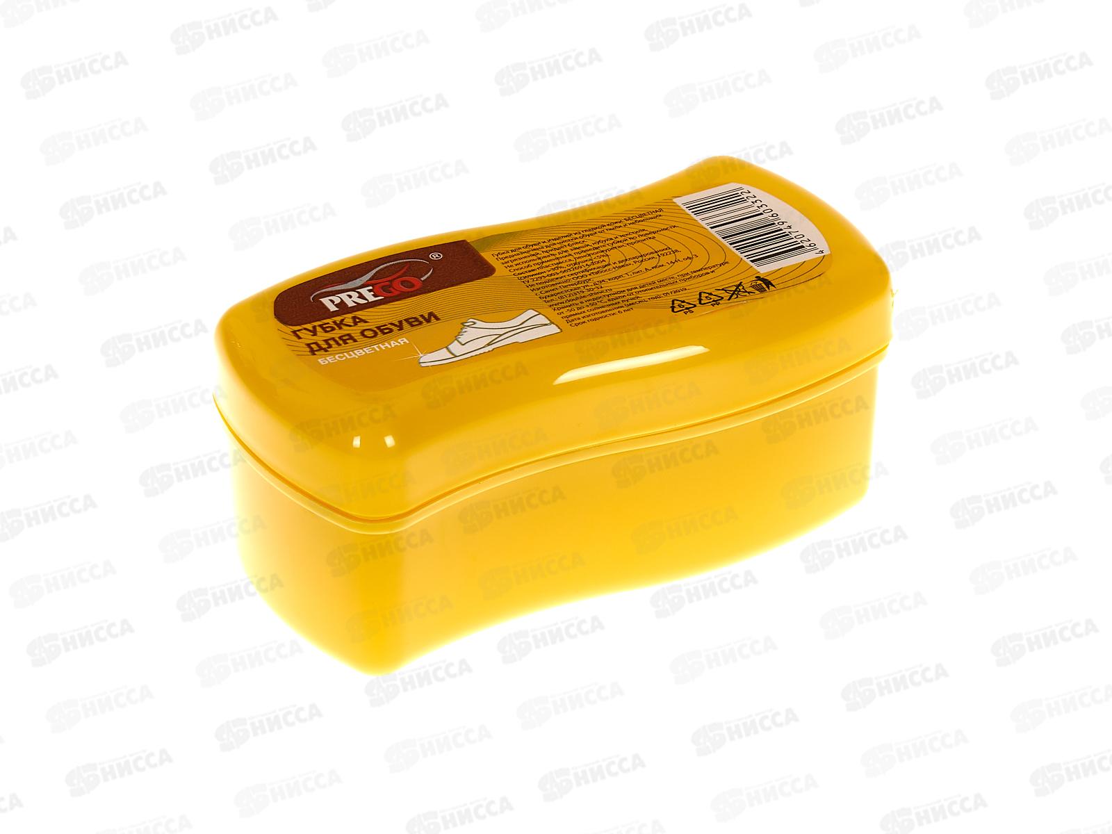 ВОЛНА  PREGO губка для обуви бесцветная *16/48