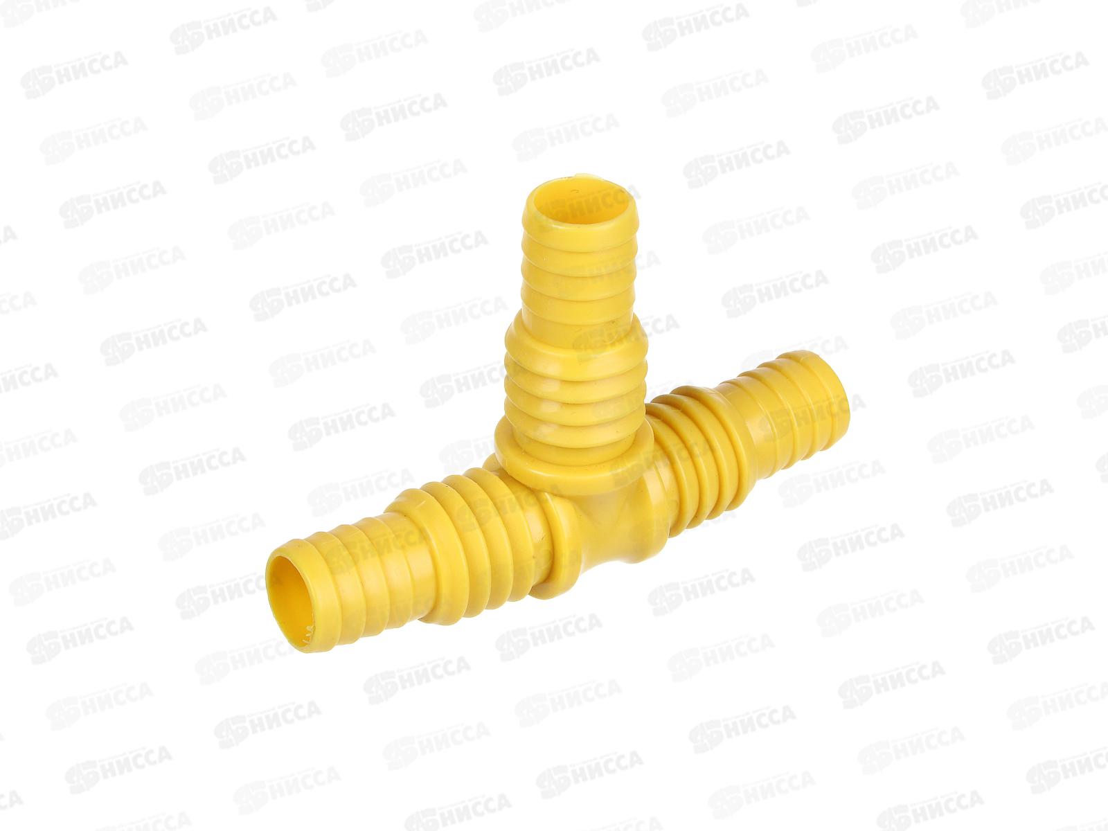 Тройник-штуцер для шланга 1/2&quot-5/8&quot пластик 169-025 г