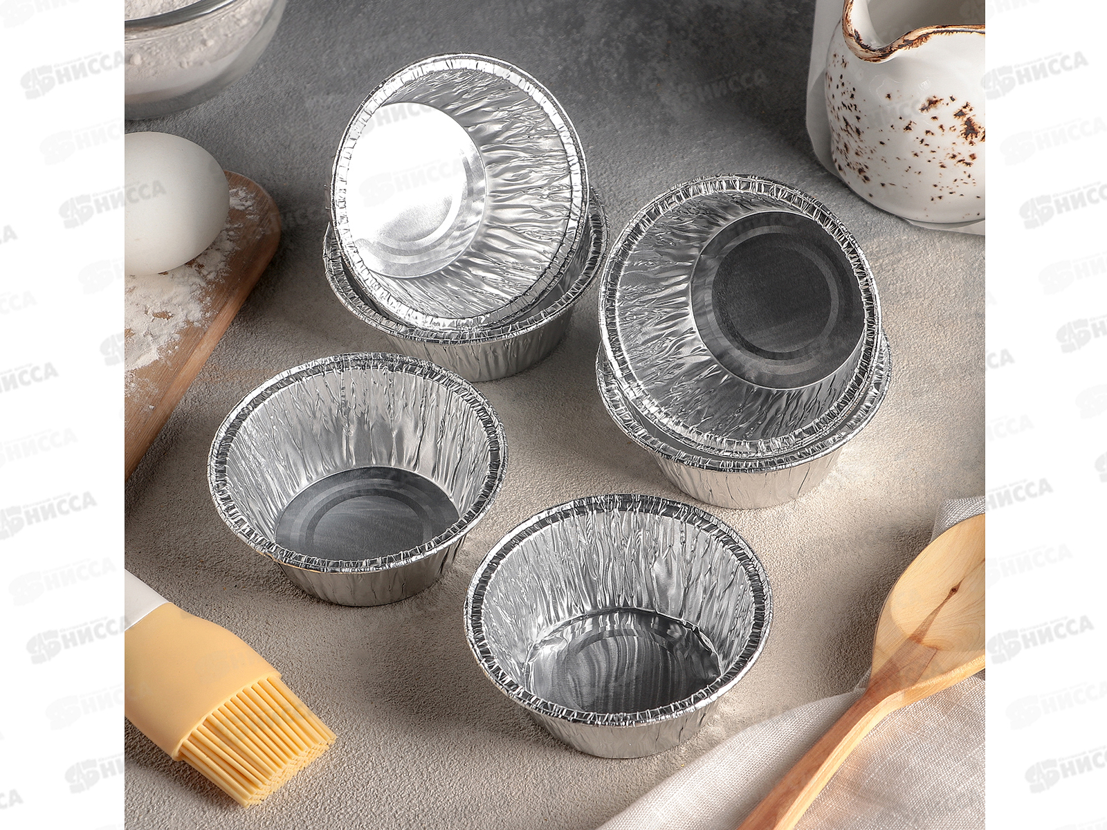 FRAU MARTA алюминиевые формы Маффин 130мл 6шт *30