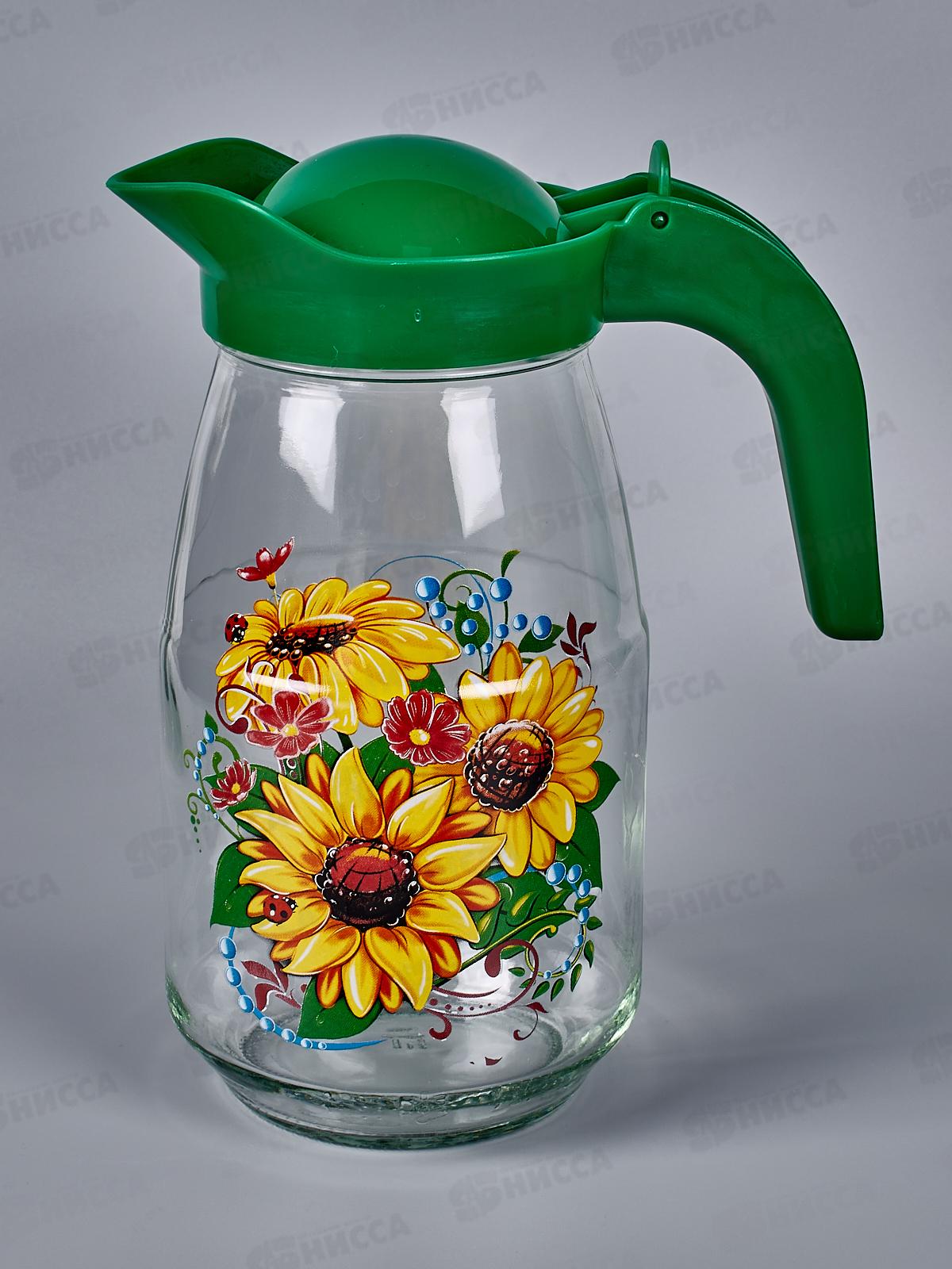 Кувшин 1,5л 1607-Д Подсолнух *9