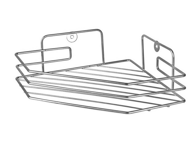Полка угловая 1 секционная  хром АМ 71С  *8