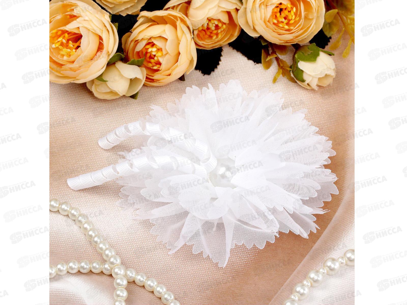 Резинка  д/в &quotШкольница&quot бант 9см резные концы с завитками 2297210