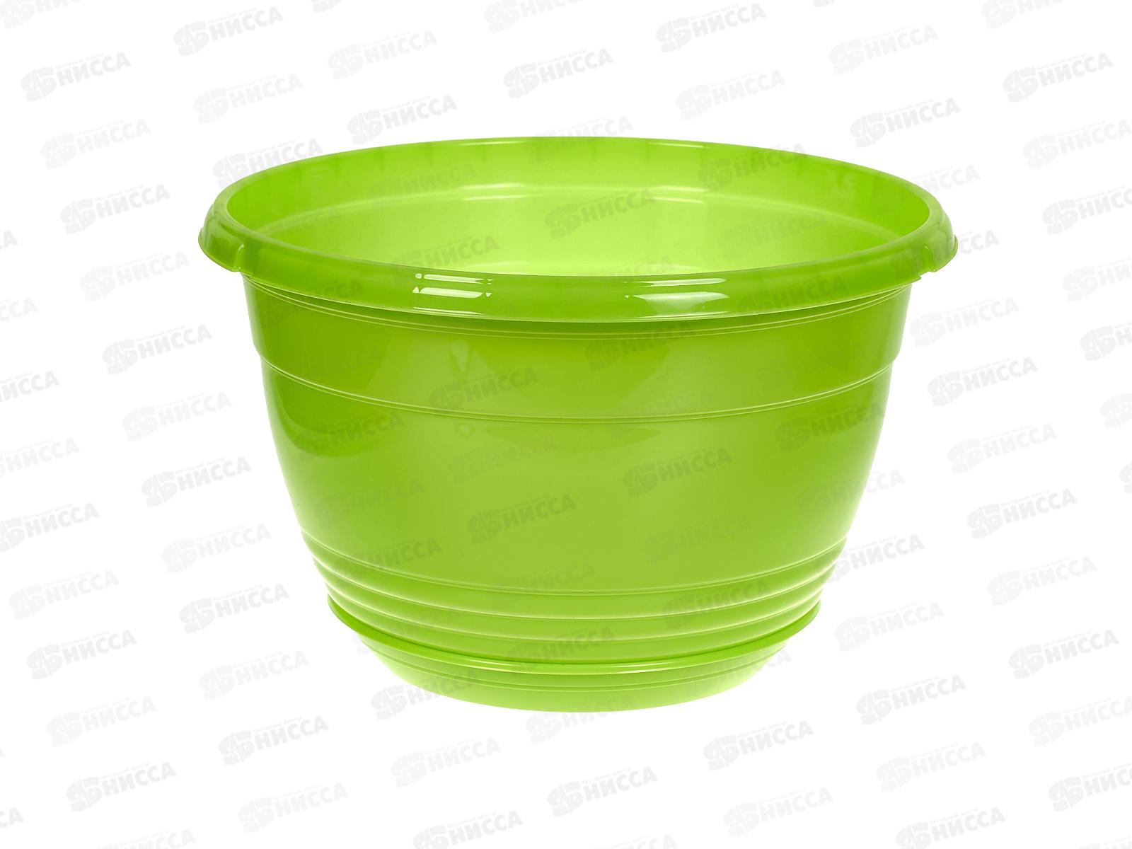 Горшок для цветов Глория 4,2л Зеленый