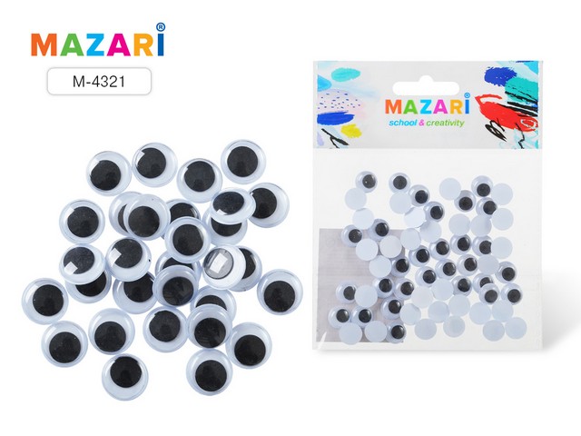 Глазки декоративные  MAZARI подвижные №2 М-4321*24