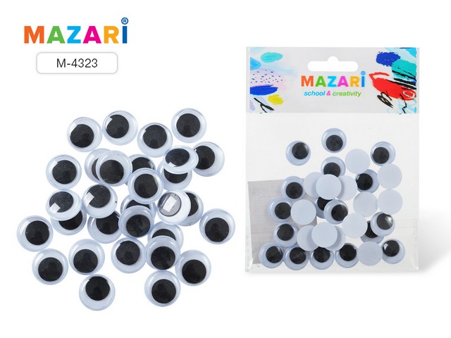 Глазки декоративные  MAZARI подвижные №4 М-4323*24