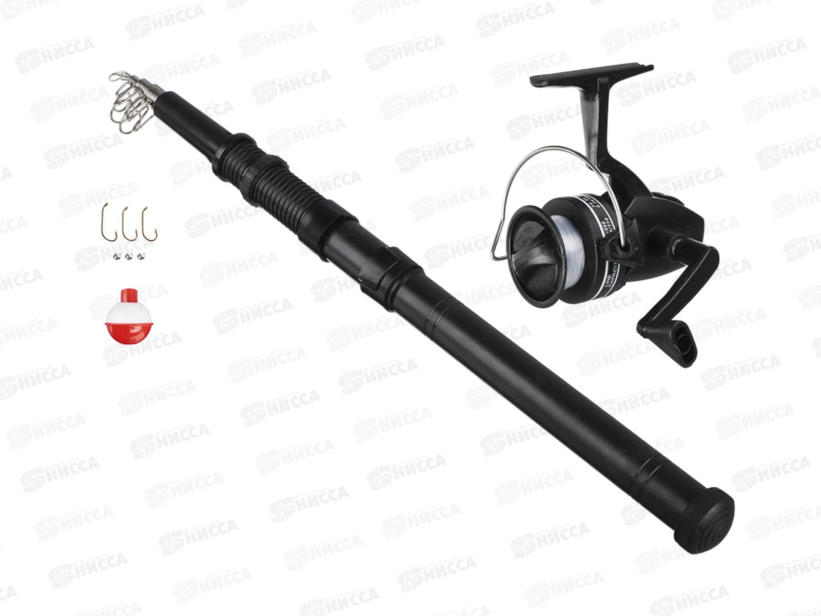 Спининг AZOR телескоп  1,6м катушка 1п.п леска, поплавок 149-111 г