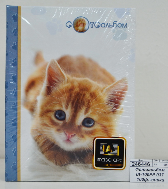 Фотоальбом IA-100PP 037 100 фотографий  кошки
