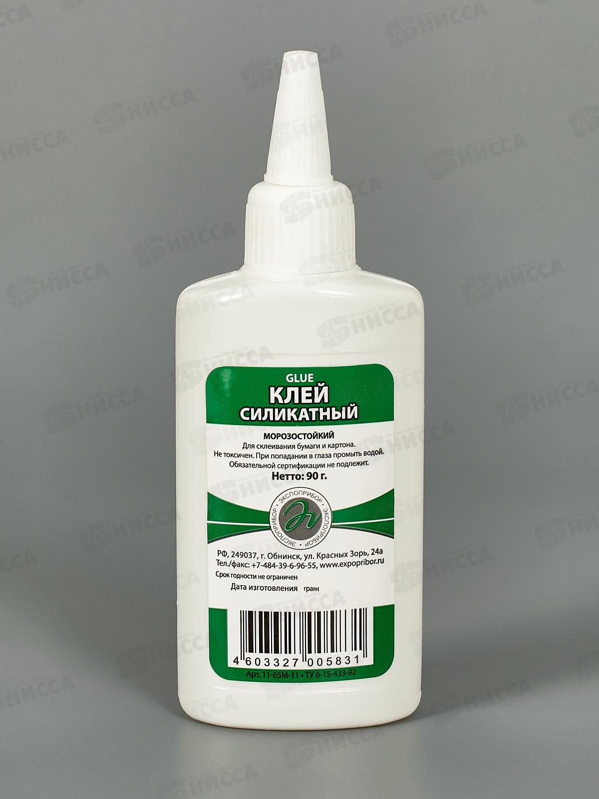 Клей силикатный Обнинск  90г, 11-65М-11 офис*100