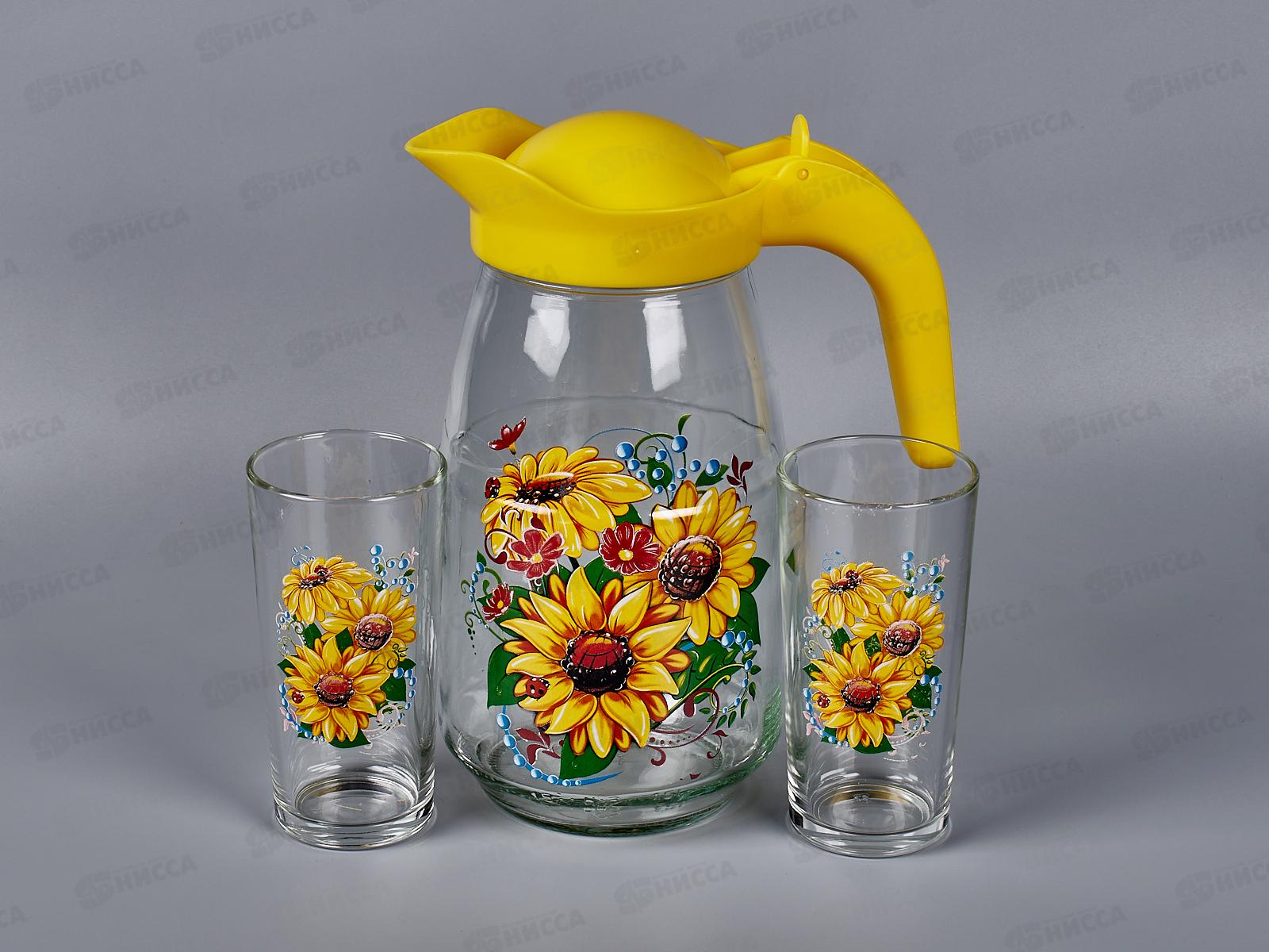 Набор для воды 3предмета 1607/2-Д Подсолнух *4