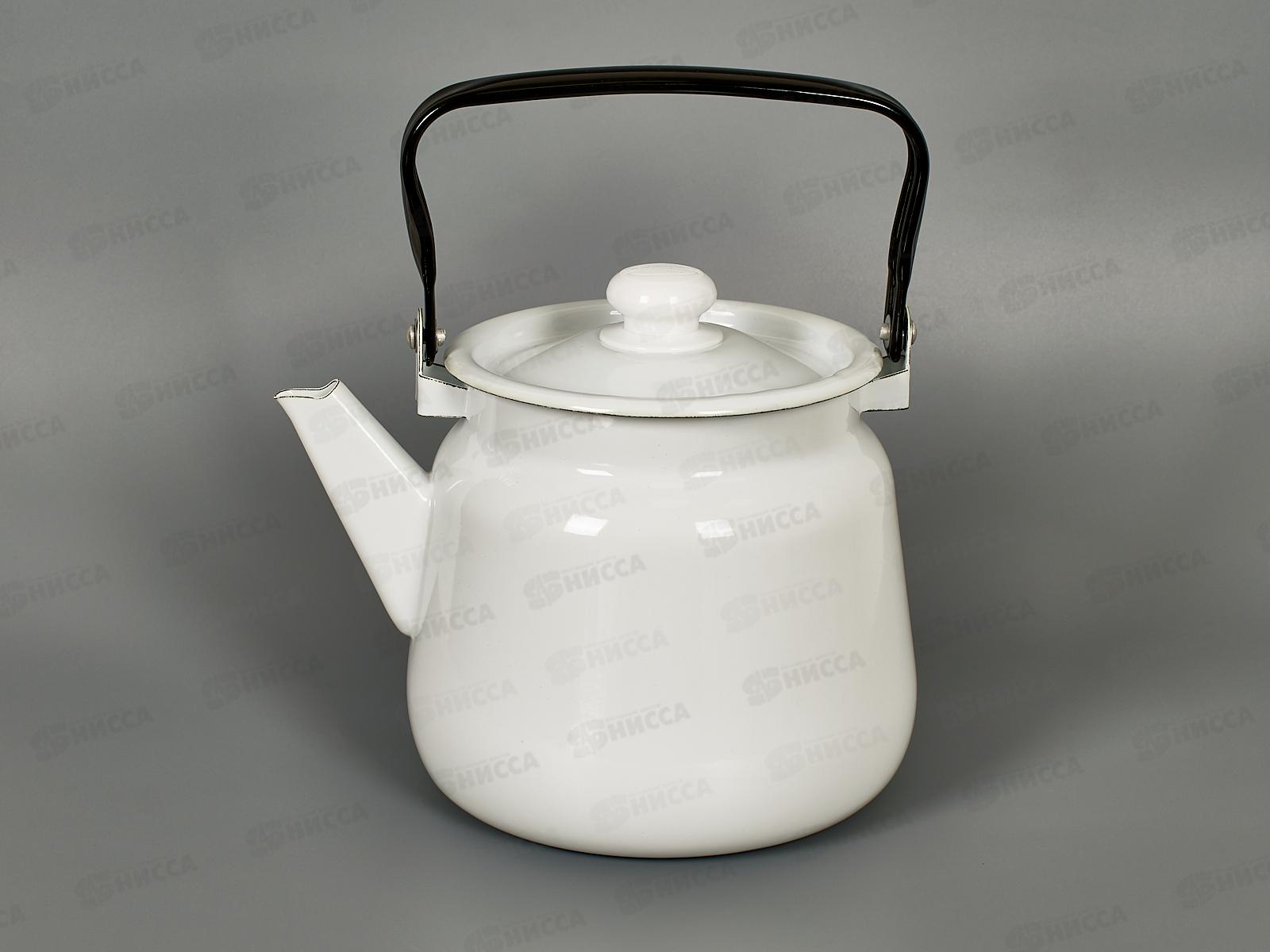 Чайник 3,5л сферический белый с кнопкой С42716.3 *4