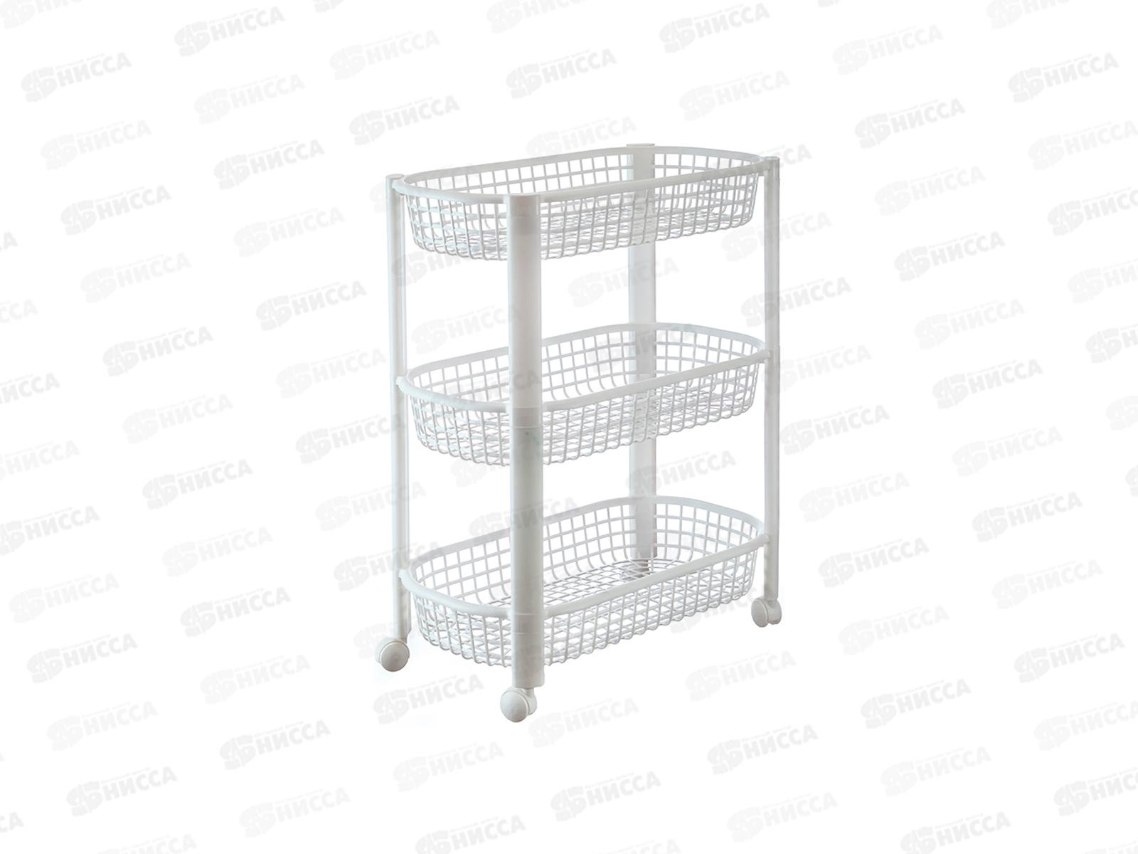 Полка овощная 3-х секционная Белый  2730М *4