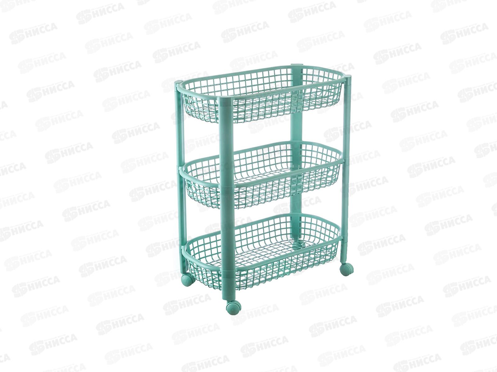 Полка овощная 3-х секционная Фисташковый  2730М *4