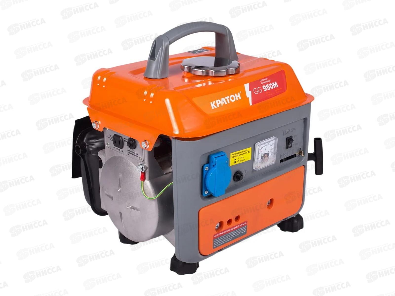 Генератор бензиновый  650Вт однофазный, 2T, Кратон GG-950M
